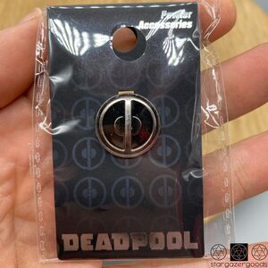 Deadpool Pewter Lapel Pin X-Men Logo X-Force Charm Back Disney Marvel Comics